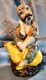 Statua antica cinese - pescatore