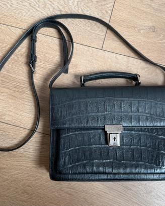 Borsa Saint Laurent High School Crossbody in Pelle