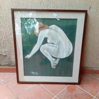 quadro nudo di donna