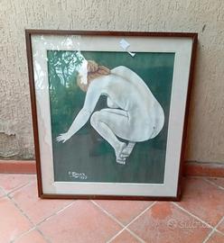 quadro nudo di donna