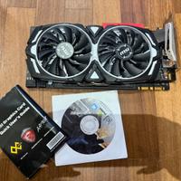 MSI  GeForce GTX  Armor 8G OC  8GB GDDR5X