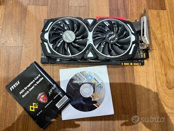MSI  GeForce GTX  Armor 8G OC  8GB GDDR5X