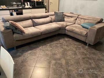 Divano letto con seduta relax elettrica