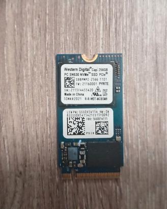Hard disk 256 GB NVMe SSD PCIE 