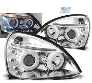 FARI OCCHI ANGEL PER RENAULT CLIO II 01-05 LED CRO