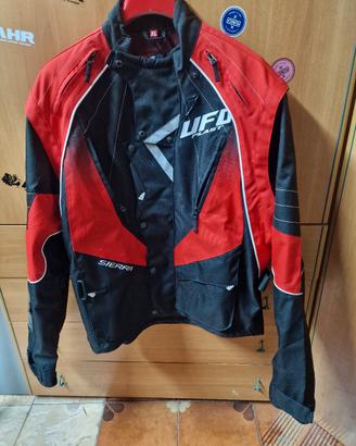 UFO Giacca Enduro Sierra nero rosso