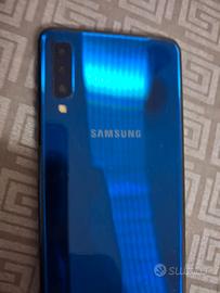 Sansung A7 colore.nero e blu