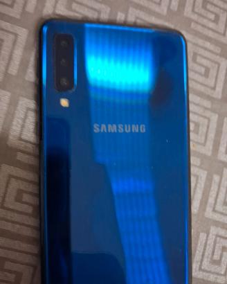 Sansung A7 colore.nero e blu