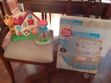 Giochi trottola fattoria e lavagna