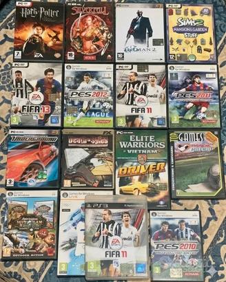 Lotto 15 Giochi PC e PS3 - FIFA, PES, Hitman