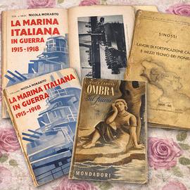 4 Libri Militari/Storici 1933-1956 Rari
