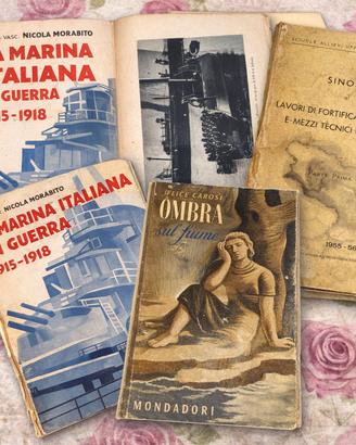 4 Libri Militari/Storici 1933-1956 Rari