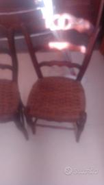 sedie antiche da restaurare
