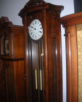 Orologio a pendolo a colonna c/deposito bottiglie