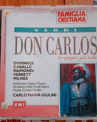 Cd Don Carlos (Le Pagine Più Belle) Giuseppe Verdi