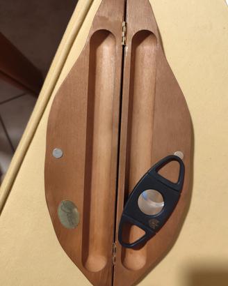 custodia in legno sagomata portasigaro IL Moro