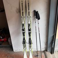 Sci rossignol lady 163 usati bene raggio 12