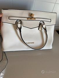Mario Valentino borsa bianca e blue