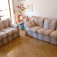 Set divani 3 posti + 2 posti (divano-letto)