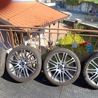 CERCHI IN LEGA PIÙ GOMME DIAMANTATI 18POLLICI