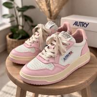 sneakers Autry color rosa e bianco - pari al nuovo