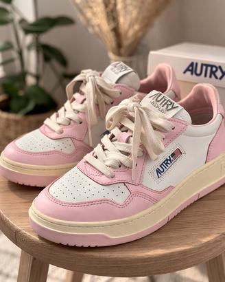 sneakers Autry color rosa e bianco - pari al nuovo
