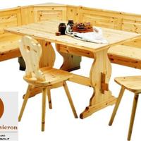 Mobili Rustici Giropanca Tavolo Sedie cd01