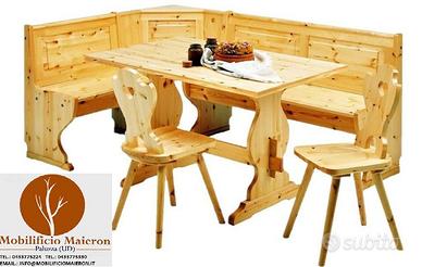 Mobili Rustici Giropanca Tavolo Sedie cd01