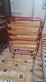 Rete pieghevole singola 80x195 cm