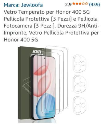 pellicola Honor 400 5g