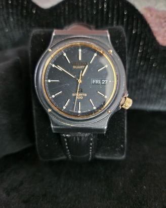 Seiko SQ Sports 100 - Dial Black