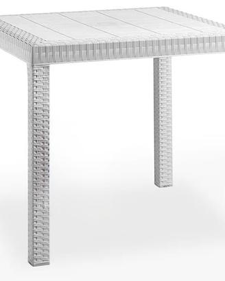 Tavolo da interno e esterno simil rattan nuovo 