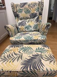 Poltrona+poggiapiedi Ikea