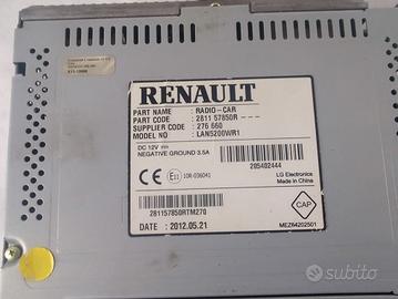 281157850R AUTORADIO NAVIGATORE DACIA LODGY SW 1.5