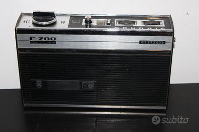 🎙️ Grundig C200 De Luxe – Registratore a cassette
