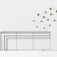 Set di 5 Appendiabiti Minotti Italia “Meteore”