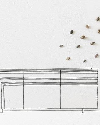 Set di 5 Appendiabiti Minotti Italia “Meteore”