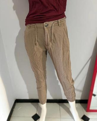 Pantalaccio uomo marrone chiaro con molla Clayton