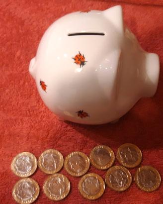 Lire 1000 errore conio 1997, disponibili pz.10