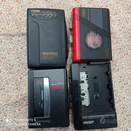 Lotto walkman vintage anni 80/90 da ricambi 