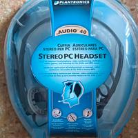 Cuffie stereo Plantronics con microfono 