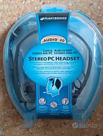 Cuffie stereo Plantronics con microfono 
