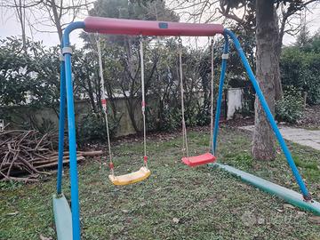 altalena doppia da giardino chicco