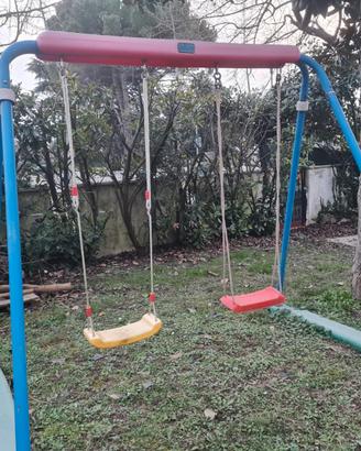 altalena doppia da giardino chicco