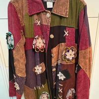 Cappottino-camicia patchwork