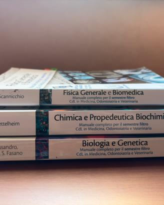 Libri Semestre Filtro Biologia, Chimica e Fisica