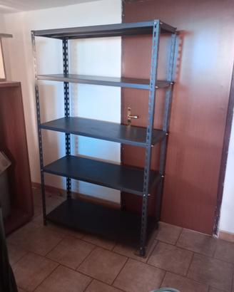 Scaffale metallico portapacchi 5 ripiani – Robusto