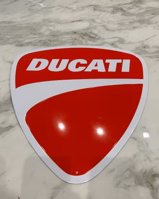 Targa metallo originale ducati