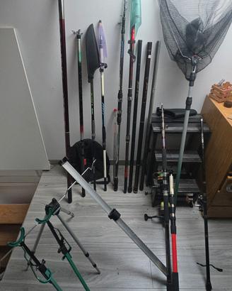 attrezzatura da pesca 