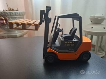 modellini carrelli elevatori, traspallet, autogru